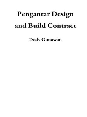 cover image of Pengantar Design and Build Contract